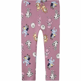 Name It Mauve Orchid Nina Bluey Leggings Signature Authentic