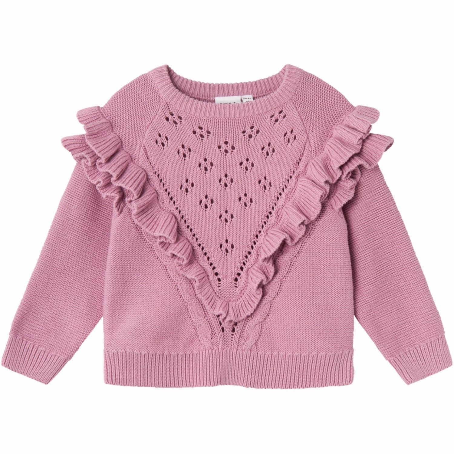 Name It Mauve Orchid Rilisa Knit Blouse Iconic Cutting-edge