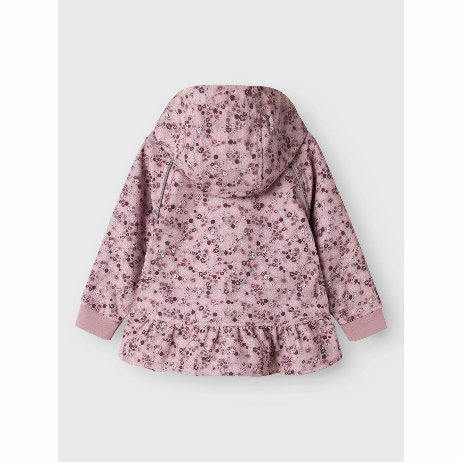 Name It Mauve Shadows Alfa08 Softshell Jacket Flower Embroidery