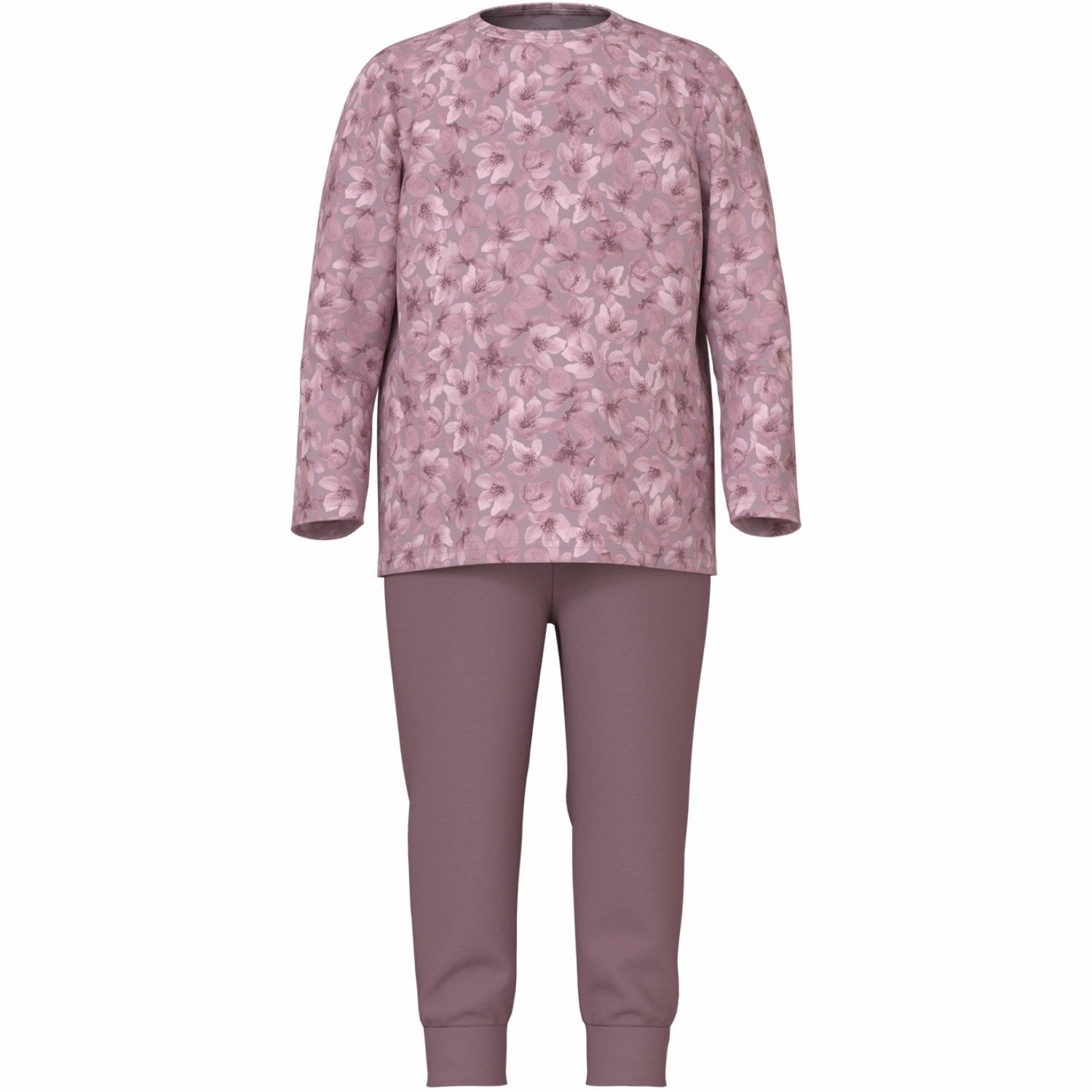 Name It Mauve Shadows Pajamas Mauve Flower Noos Durable Expressive