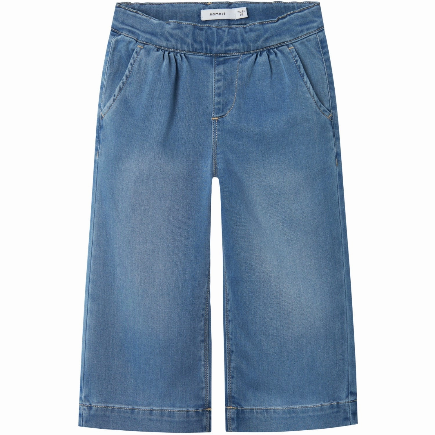 Name It Medium Blue Denim Bella Wide Jeans Noos Style High-end