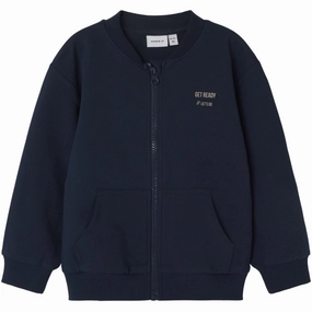 Name It Navy Blazer Beklan Regular Sweat Cardigan Design Futuristic