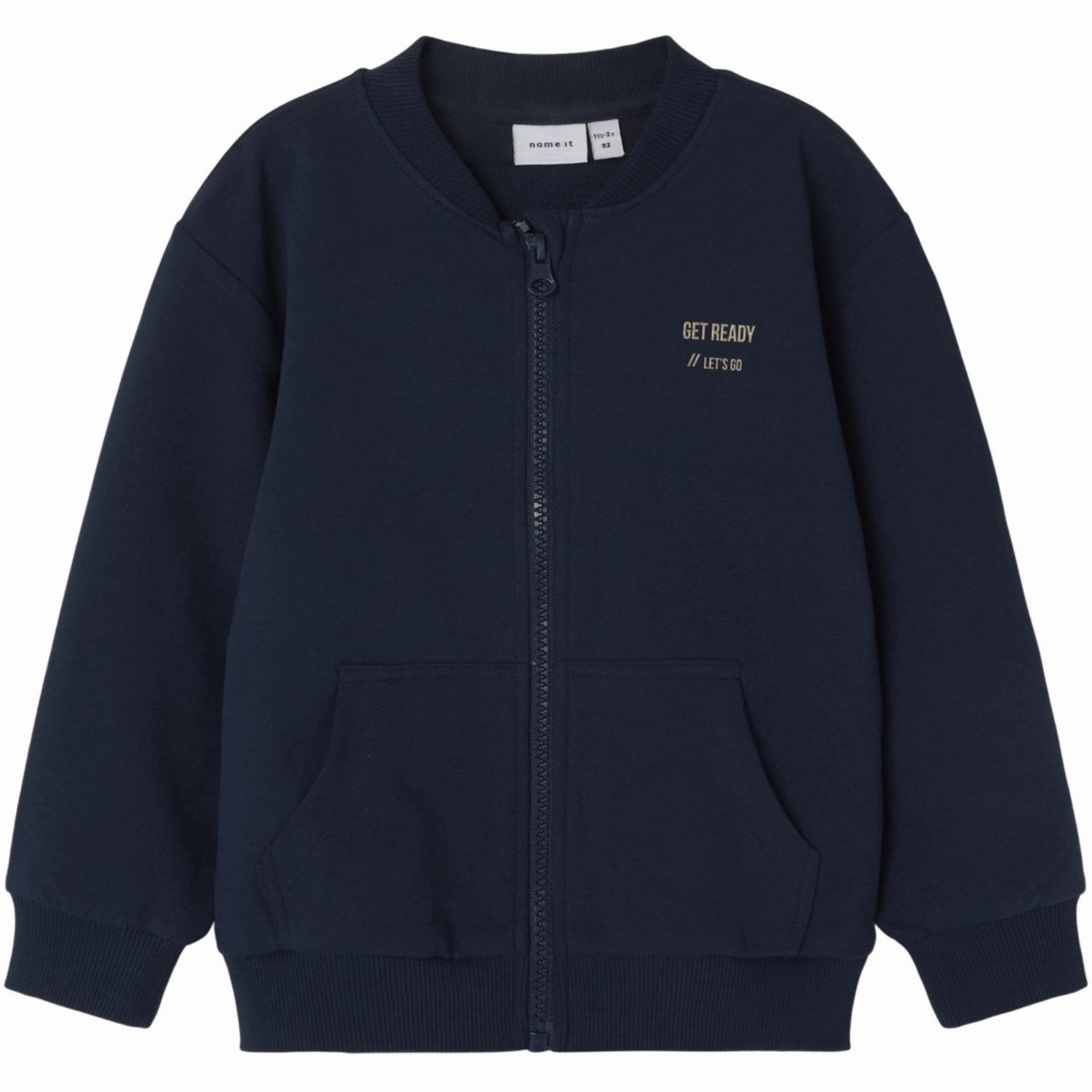 Name It Navy Blazer Beklan Regular Sweat Cardigan Design Futuristic
