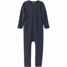 Name It Ombre Blue Wang Wool Needle Nightsuit Solid Noos Responsible Sumptuous