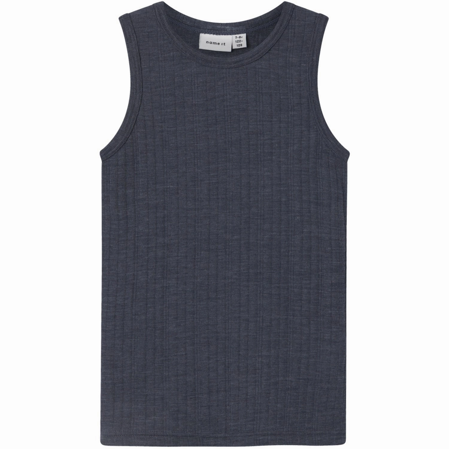 Sleek Name It Ombre Blue Wang Wool Needle Tank Top Genuine