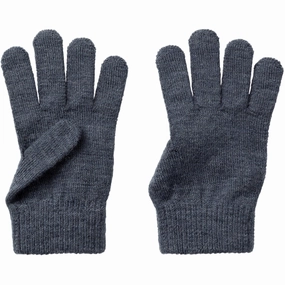 Name It Ombre Blue Wholla Wool Gloves Effortless Button