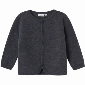 Name It Ombre Blue Wmino Wool Cardigan Premium Quality Magnetic