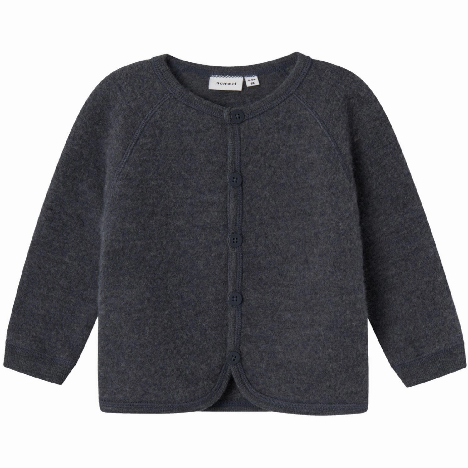 Name It Ombre Blue Wmino Wool Cardigan Premium Quality Magnetic