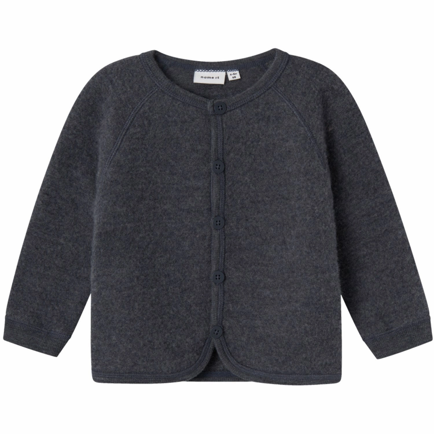 Name It Ombre Blue Wmino Wool Cardigan Enchanting Sustainable