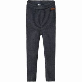 Name It Ombre Blue Wriss Wool Knit Long Johns Noble Valuable