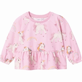 Name It Parfait Pink Harumi Sweatshirt Ethereal Upscale