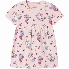 Name It Parfait Pink Mermaids Vandora Dress Masterpiece Chic