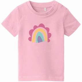Name It Parfait Pink Rainbow Vubie T-Shirt Iconic Upscale