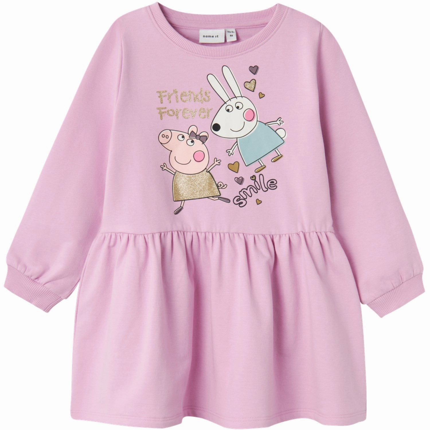 Name It Pastel Lavender Amira Peppa Pig Sweat Dress Avant-garde Innovation