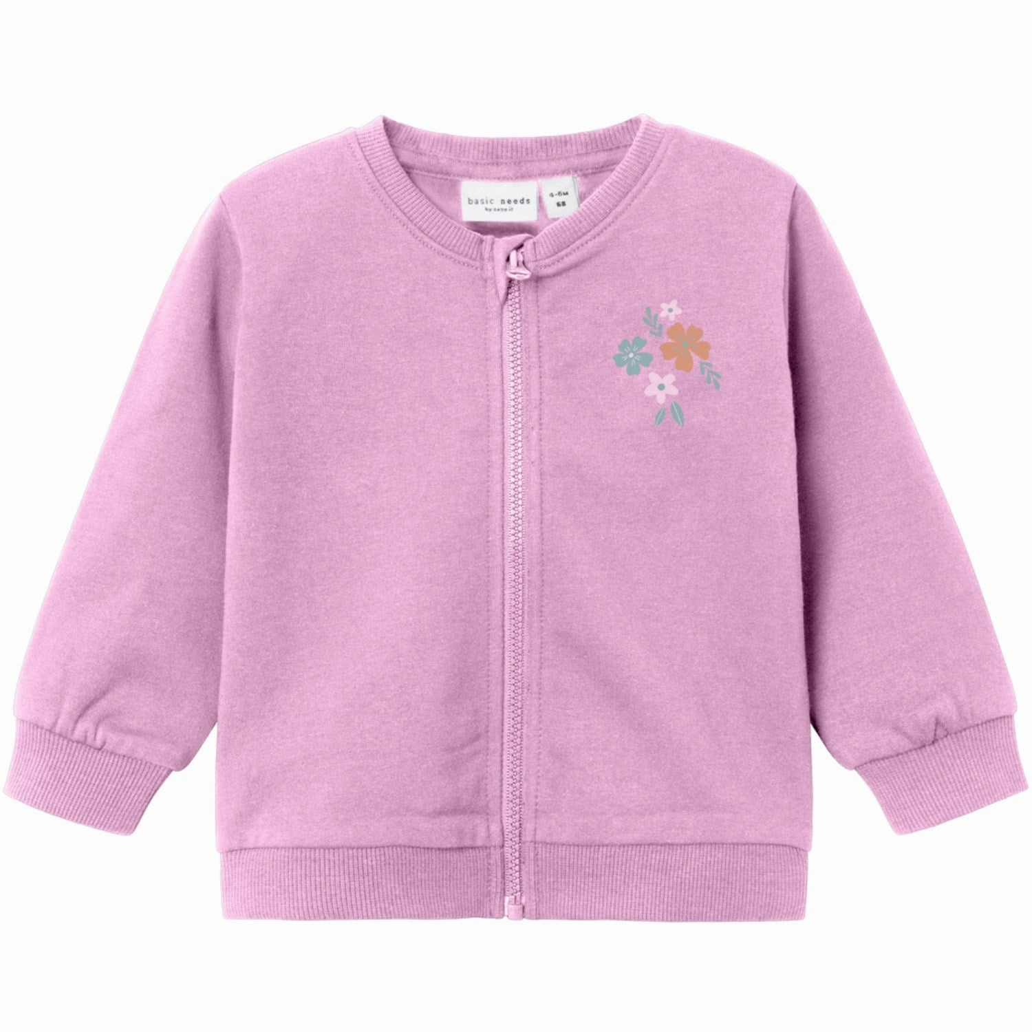 Name It Pastel Lavender Vrillie Sweat Cardigan Appealing Contemporary