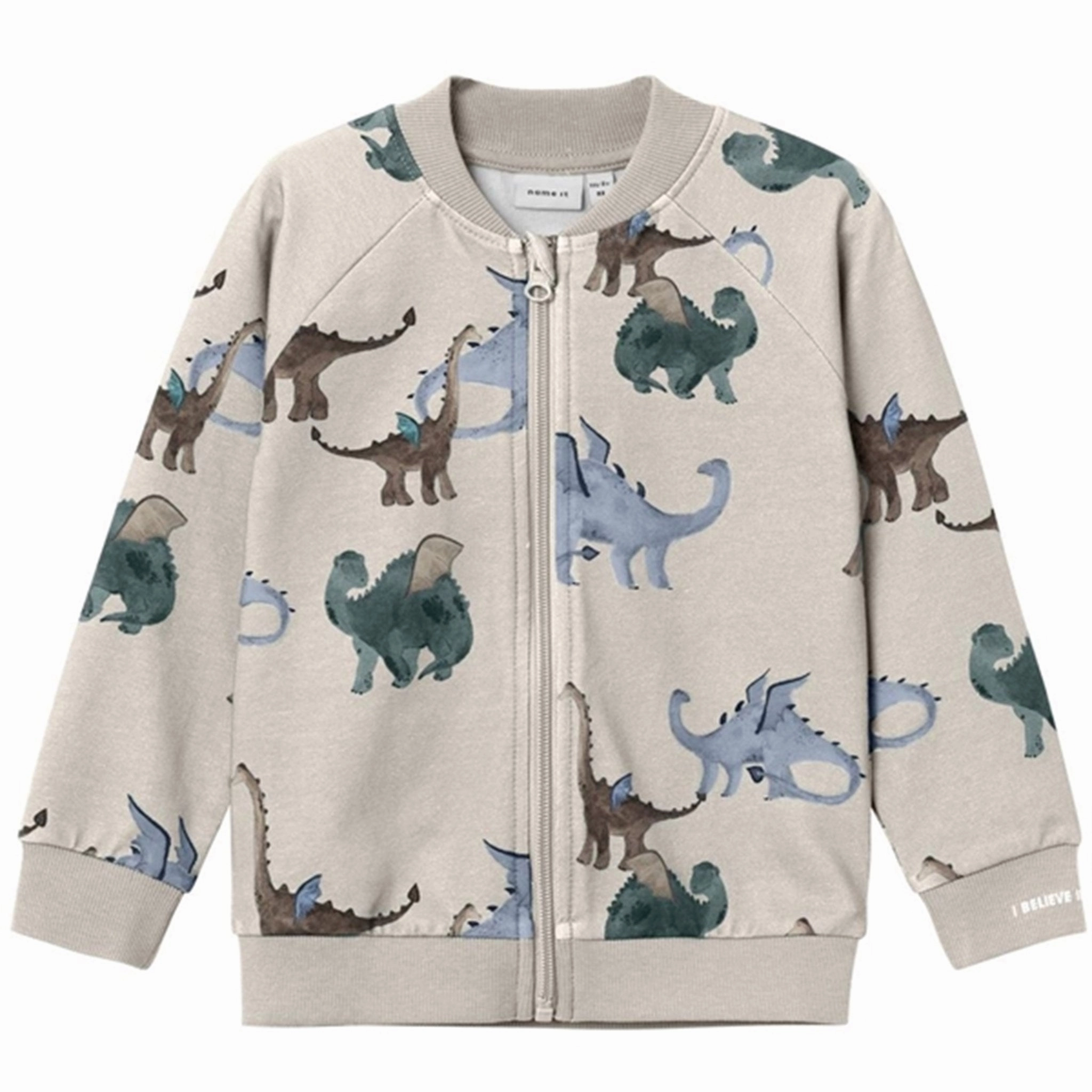 Name it Peyote Melange Dragon Sweat Cardigan Admired Precious