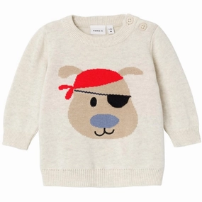 Name it Peyote Melange Fesonne Knit Blouse Avant-garde Responsible