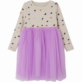 Name It Peyote Melange Lucky Tulle Dress Sustainable Responsible