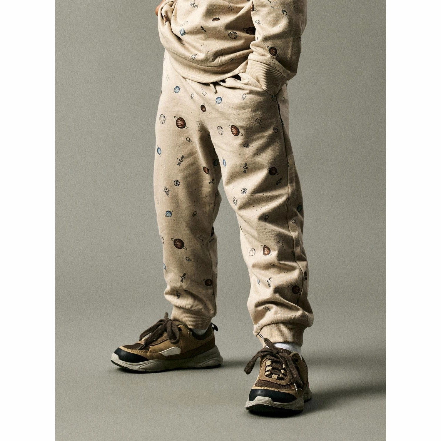 Name It Plaza Taupe Owen Regular Sweatpants Wool