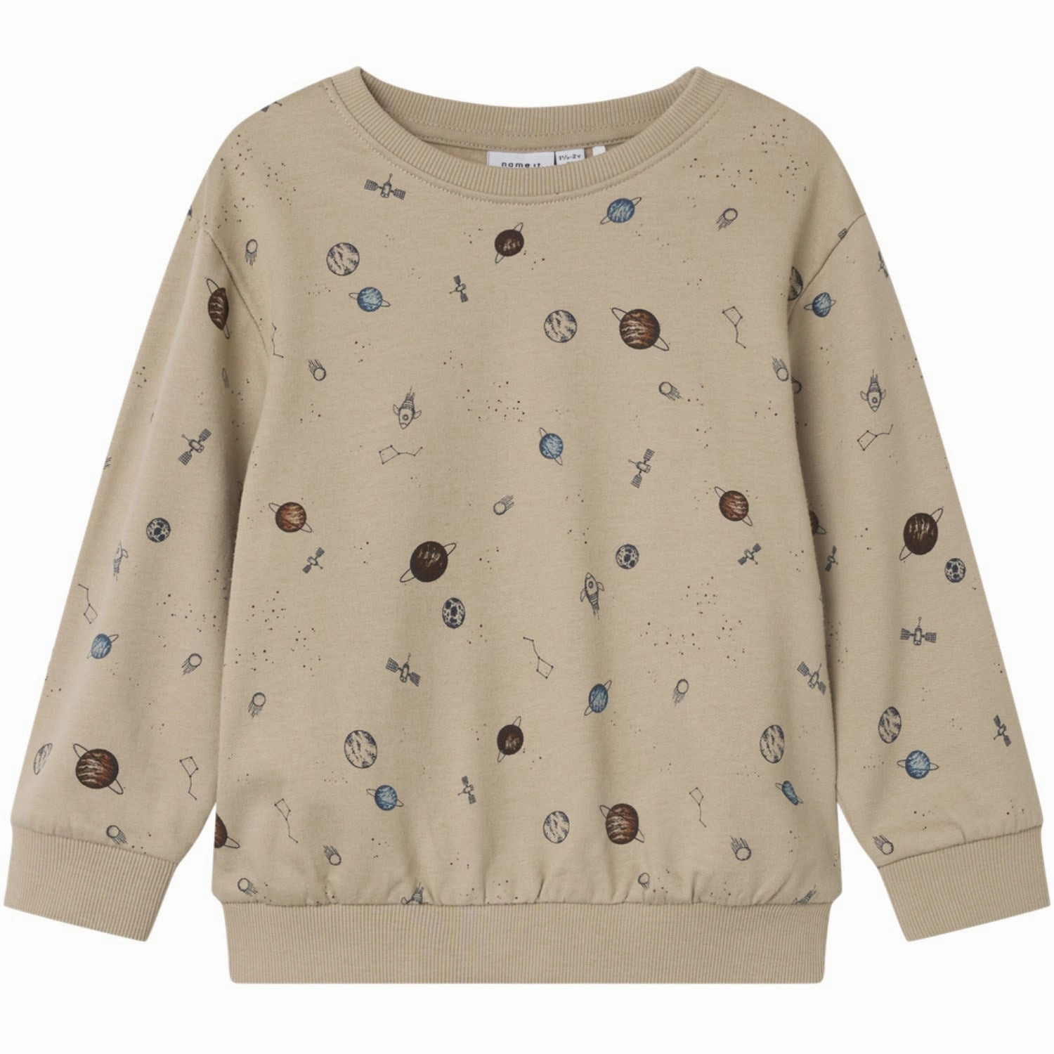 Luxurious Name It Plaza Taupe Owen Regular Sweatshirt Sumptuous