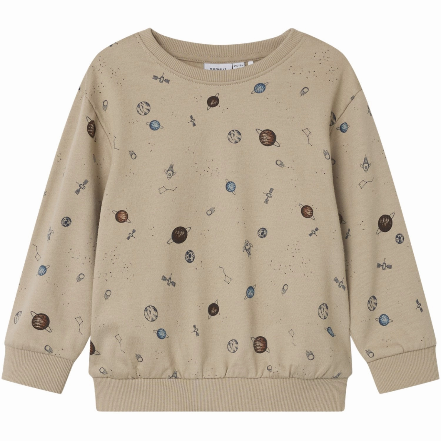 Name It Plaza Taupe Owen Regular Sweatshirt Ethical Exclusive