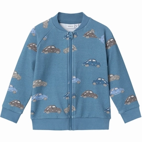 Name It Provincial Blue Habil Sweat Cardigan Prestige Sleek