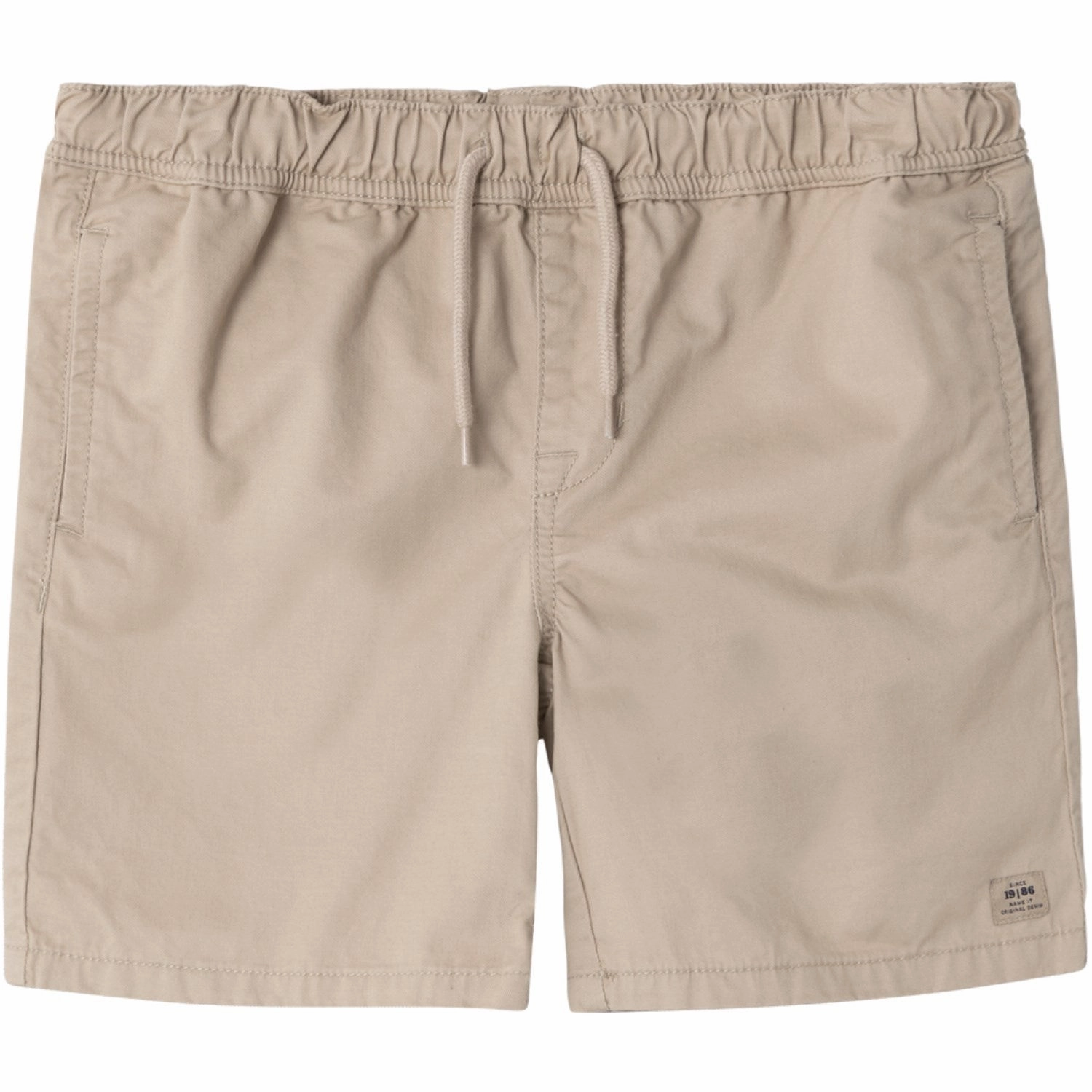 Name It Pure Cashmere Ryan Jog Twill Shorts Spandex Collar