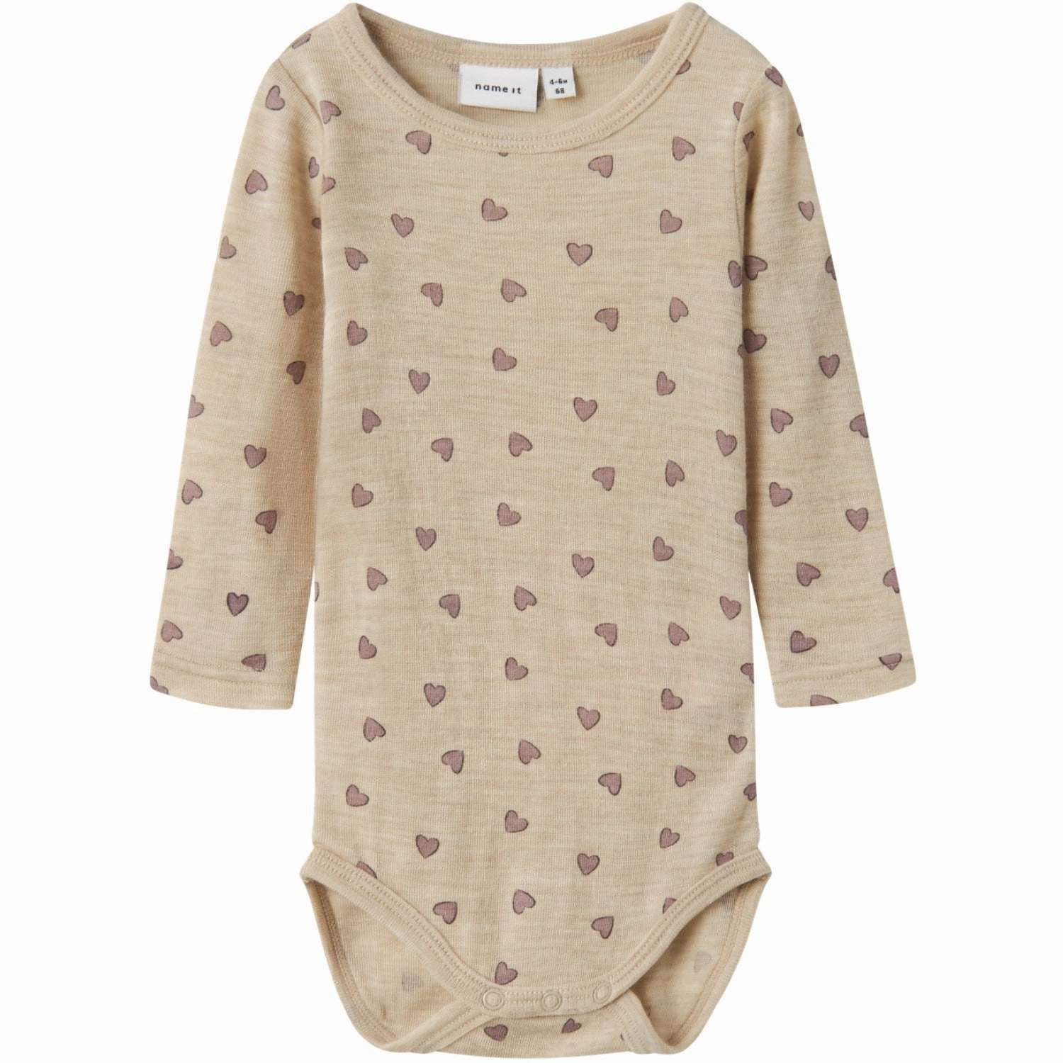 Name It Pure Cashmere Wang Wool Rib Body AOP Lavish Eco-friendly