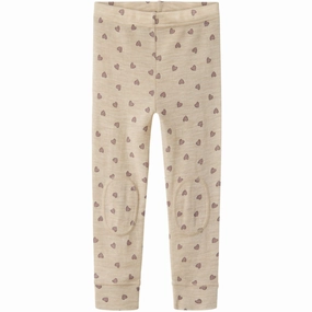 Name It Pure Cashmere Wang Wool Rib Legging AOP Style Retro