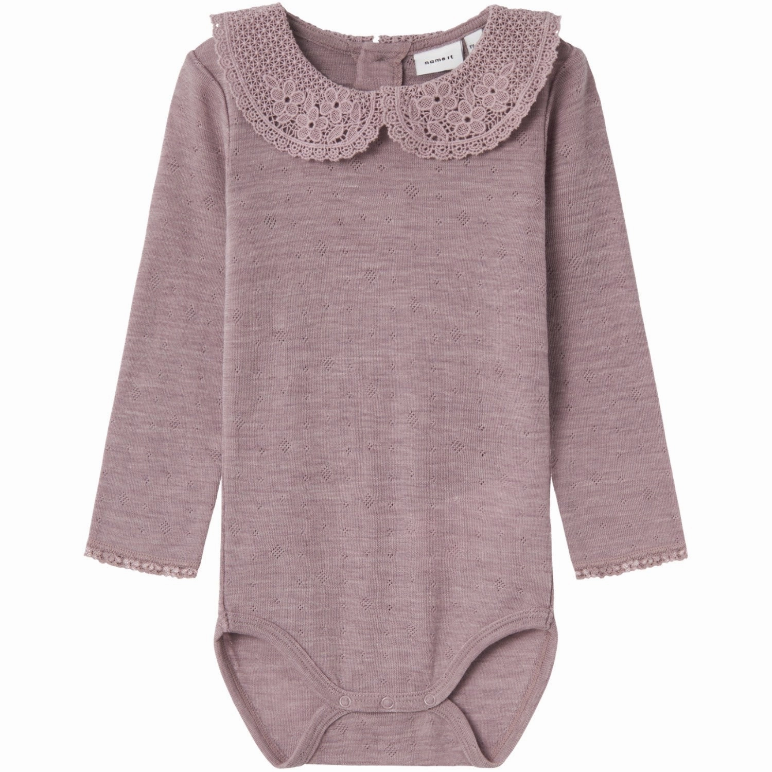 Name It Purple Dove Wang Wool Needle Body With Collar Legendary Modern