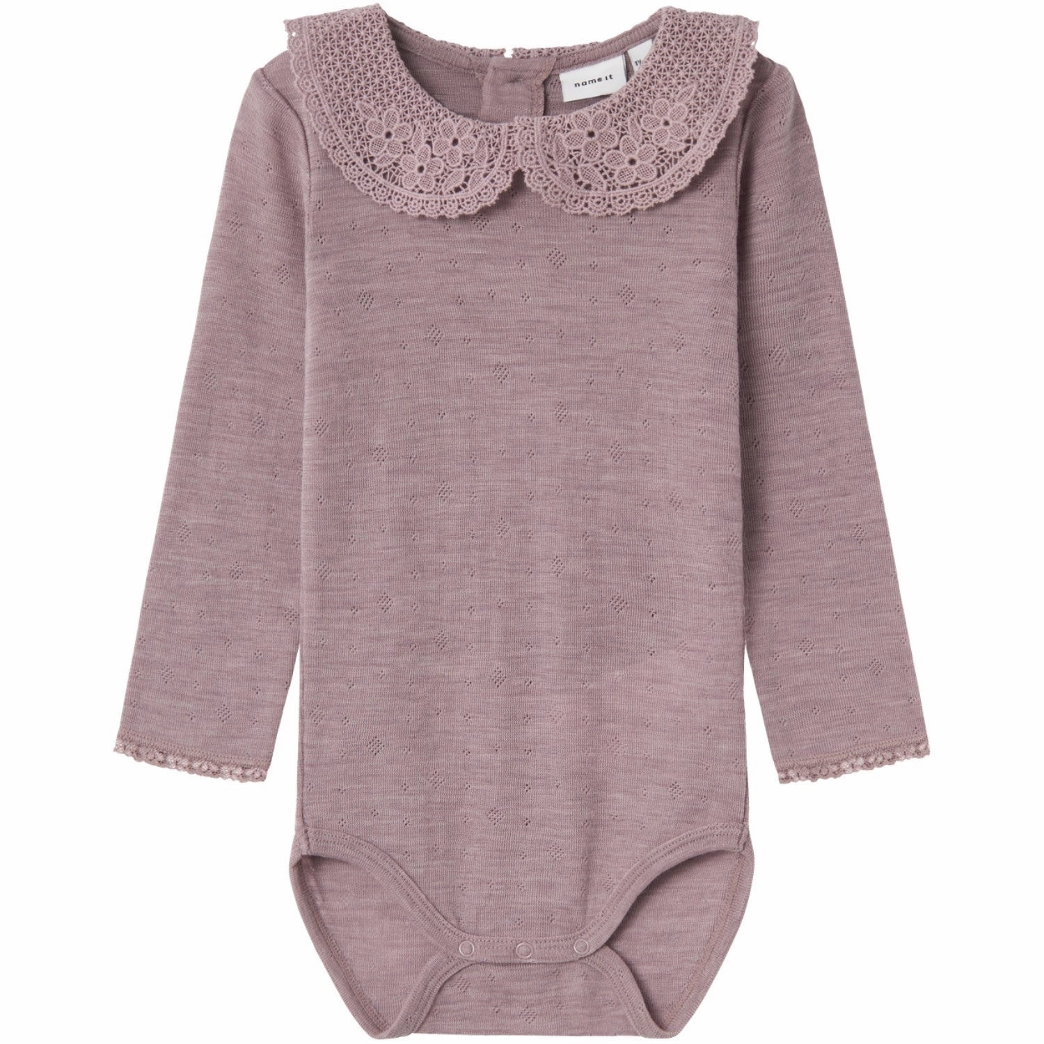 Name It Purple Dove Wang Wool Needle Body With Collar Universal Treasure