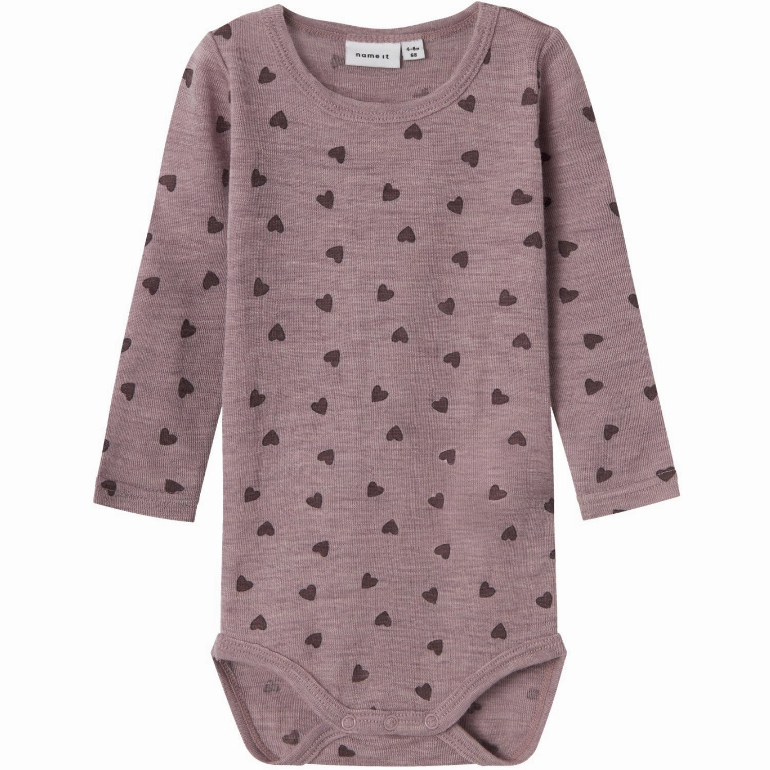 Prized Name It Purple Dove Wang Wool Rib Body AOP Distinctive