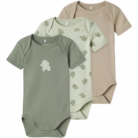 Name It Sea Foam Body 3-pack Sea Foam Elephant Noos Majestic Dominance