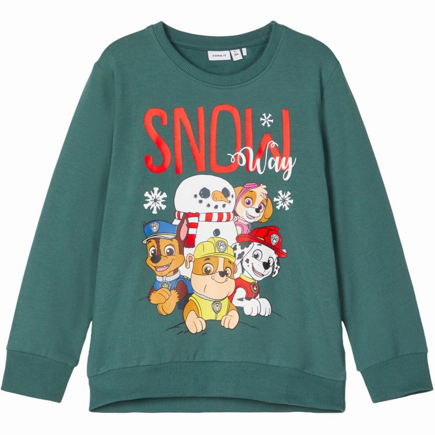 Name It Sea Moss Elijah Paw Patrol Regular Sweatshirt Premium Modern