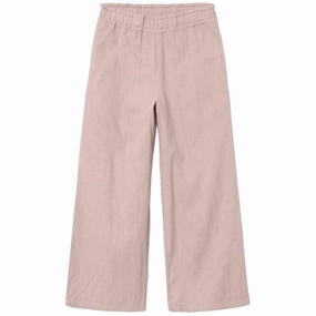 Name it Sepia Rose Falinnen Wide Pants Noos Luxurious Sublime