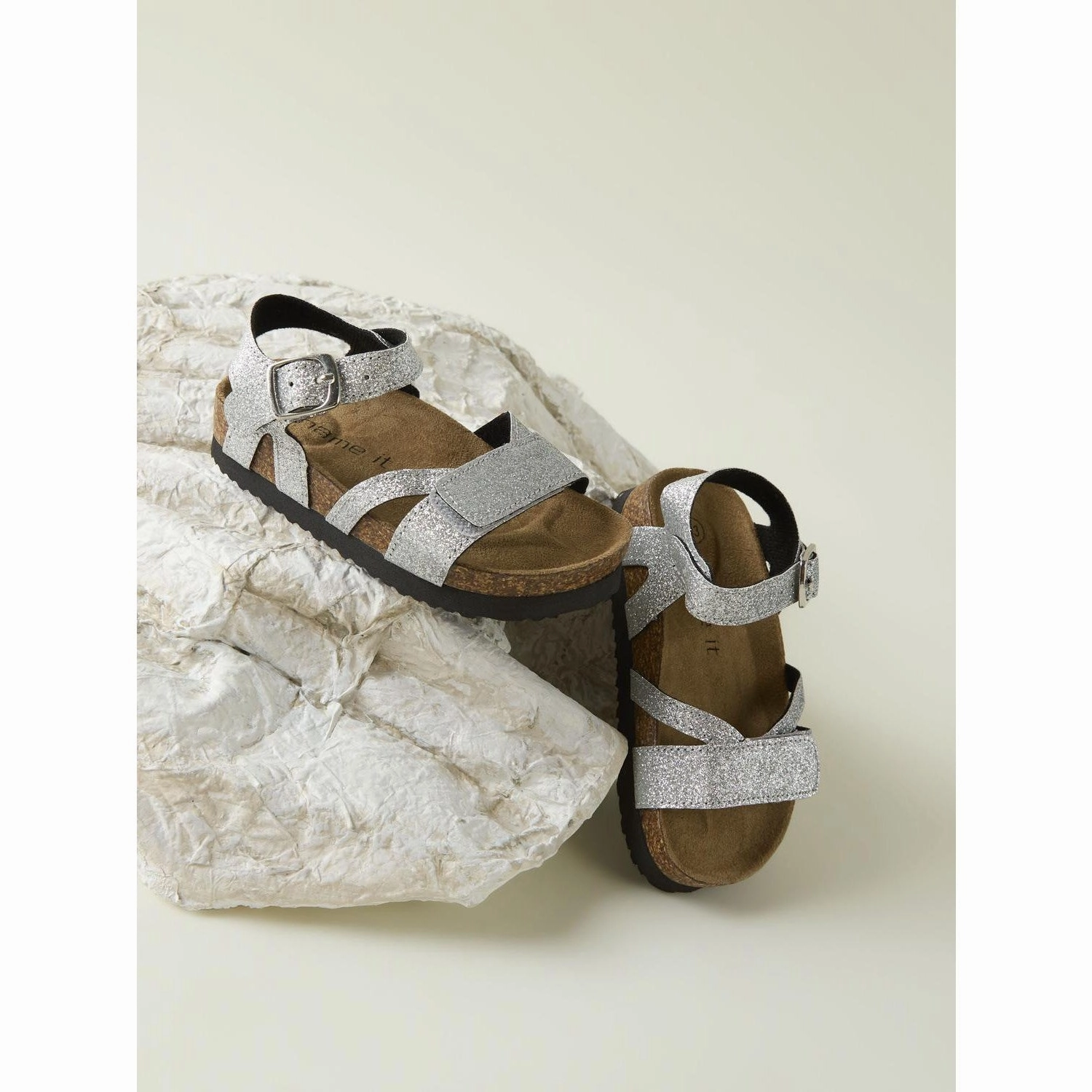 Name It Silver Fiona Sandal Printed shoes