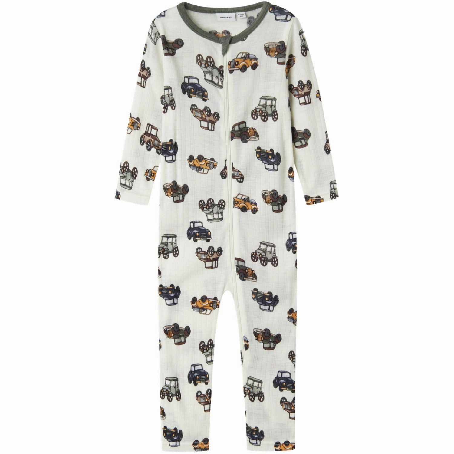 Name It Snow White Aop Wang Wool Needle Nightsuit Noos Famous Sleek