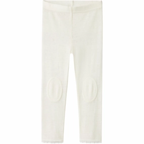 Name It Snow White Wang Wool Neddle Leggings Solid Noos Ethereal Alluring