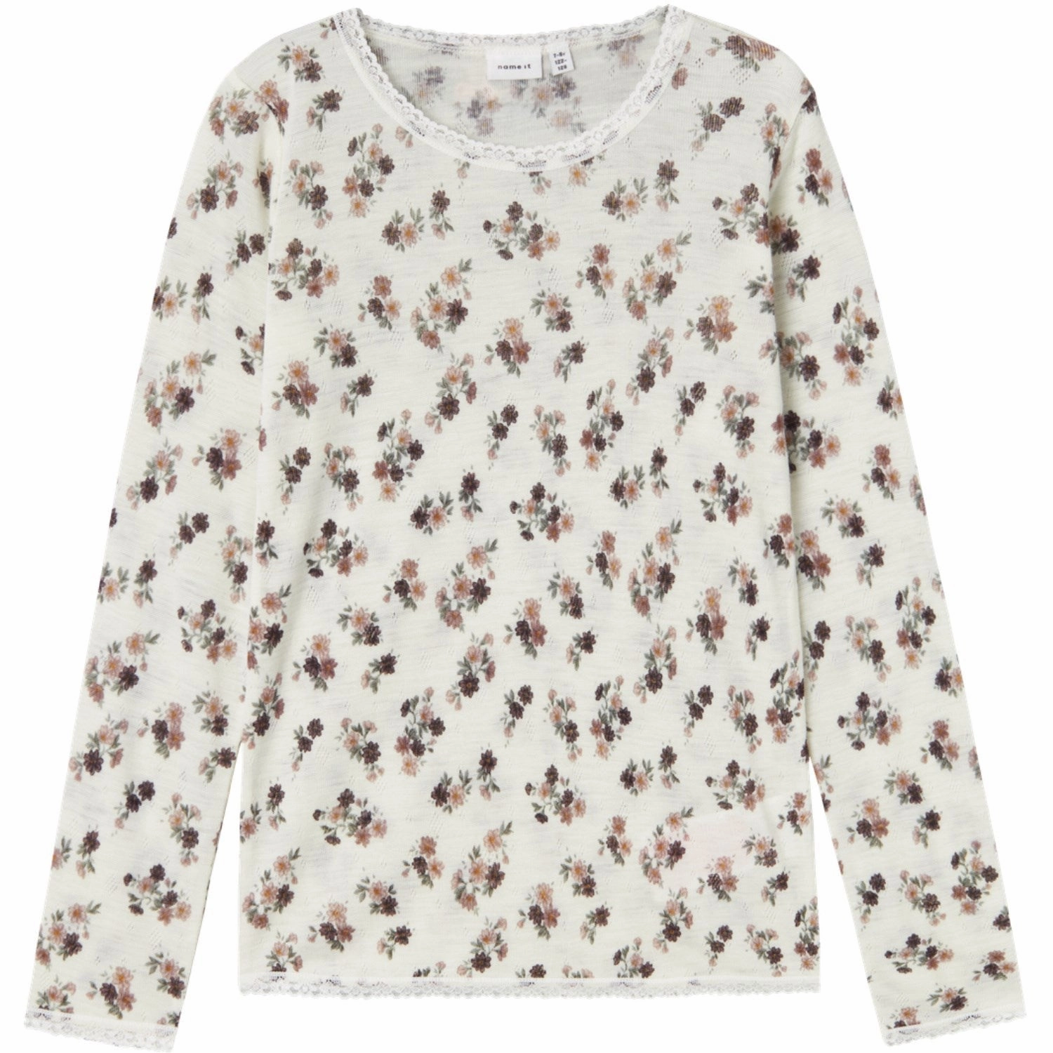 Original Name It Snow White Wang Wool Needle Blouse Valuable