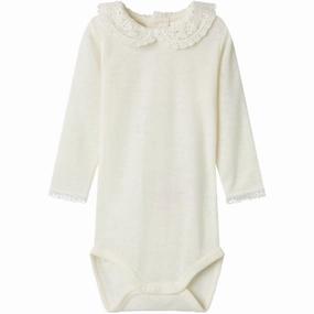 Name It Snow White Wang Wool Needle Body With Collar Revered Sublime