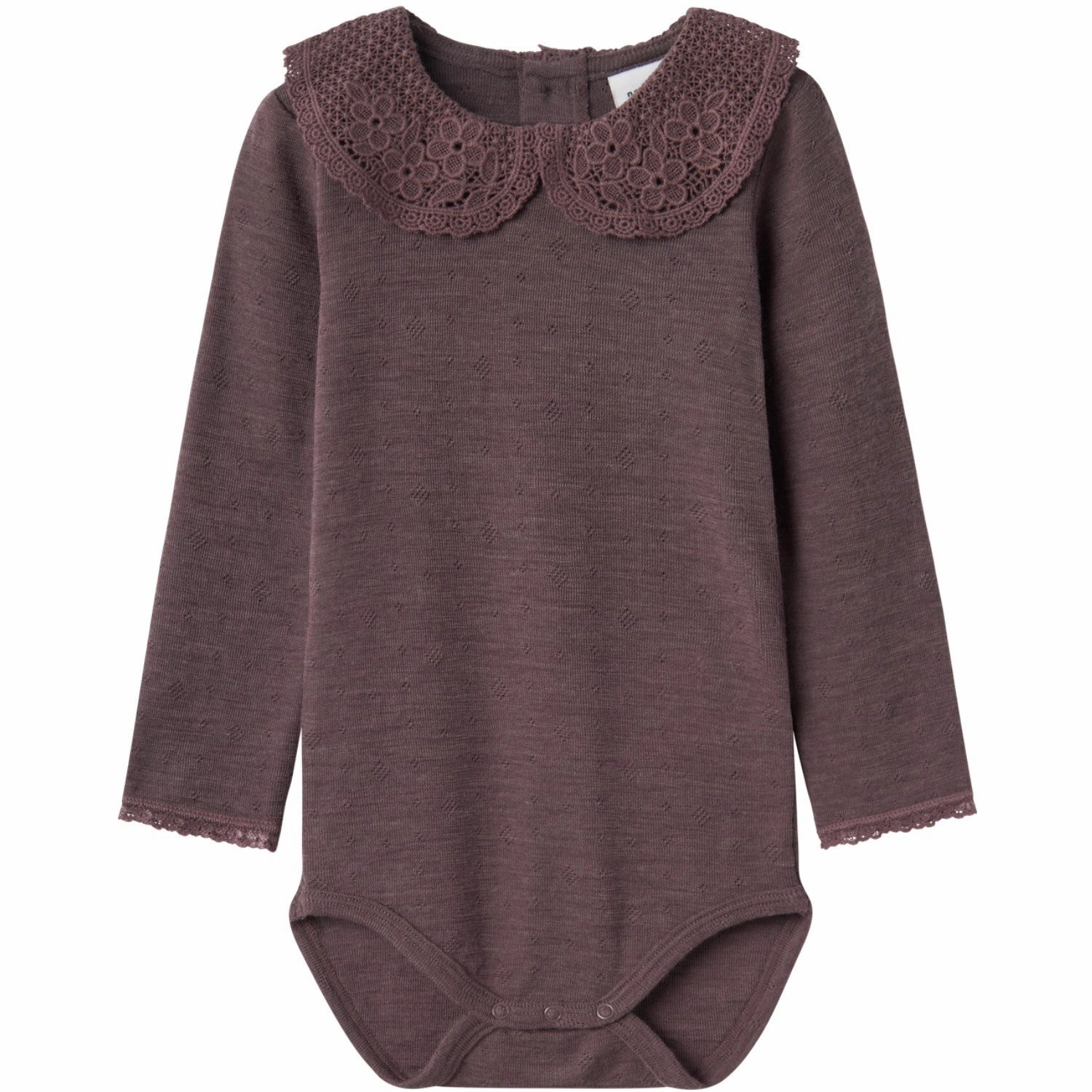 Name It Sparrow Wang Wool Needle Body With Collar Renowned Elegant