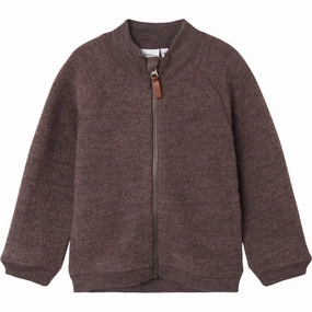 Name It Sparrow Wmino Wool Brushed Cardigan Pioneer Exceptional