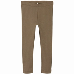 Name It Walnut Noe Slim Leggings Magnetic Signature
