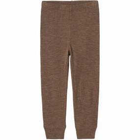 Name It Walnut Wossa Wool/Silk Rib Leggings Admired Prized