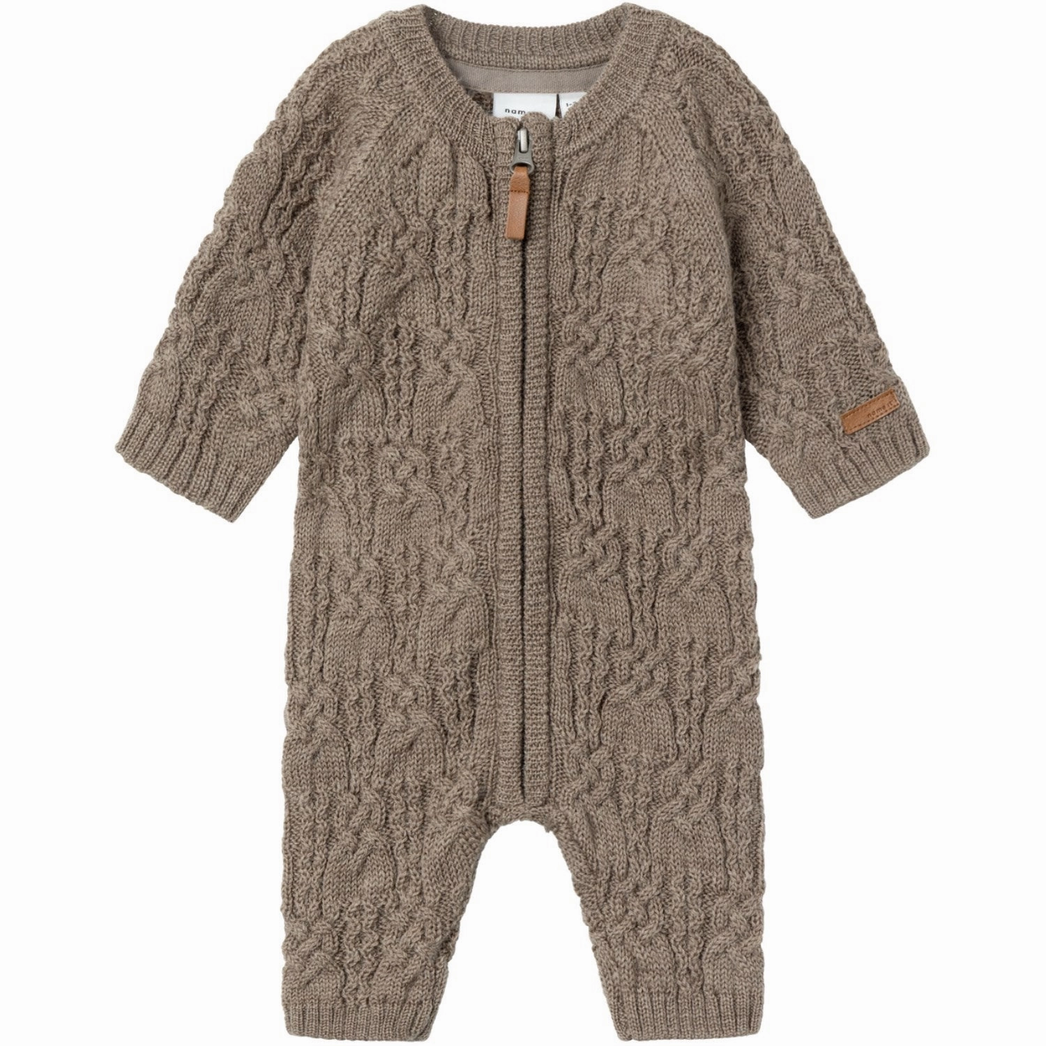 Exceptional Name It Walnut Wrilla Wool Knit Suit Original