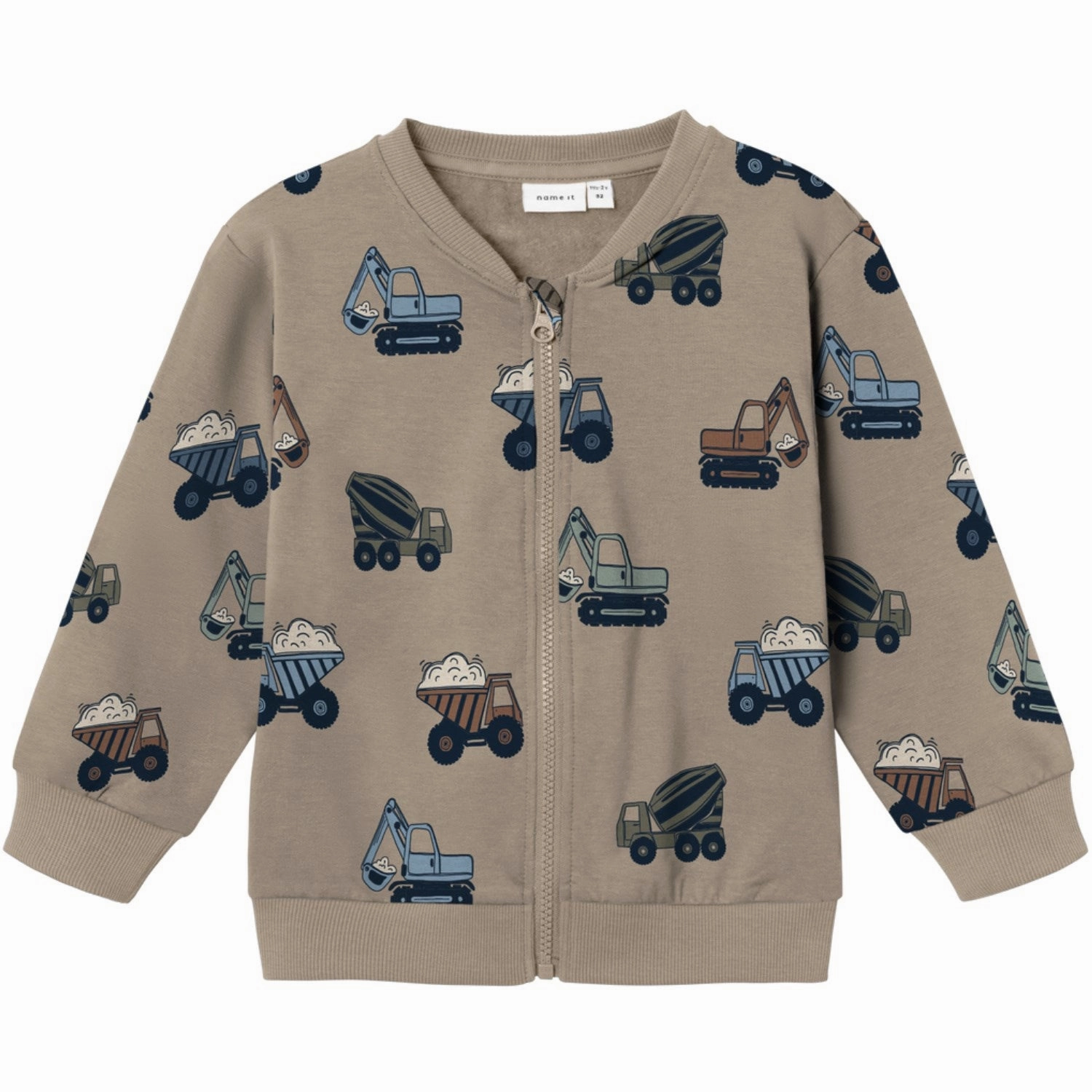Name It Weathered Teak Nappe Sweat Cardigan Valuable Innovator