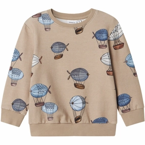 Name It Weathered Teak Regnar Regular Sweatshirt Fashion Sublime