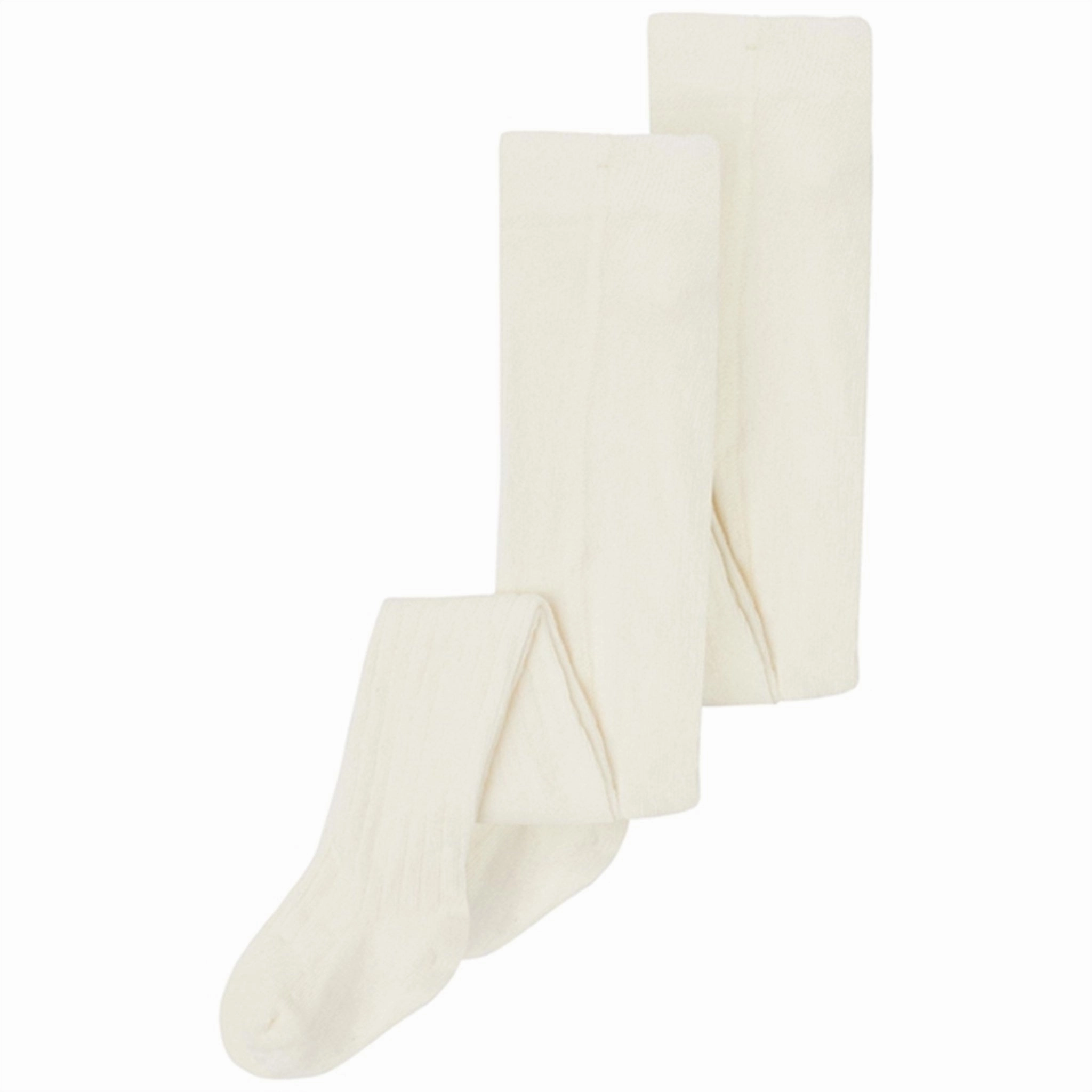 Name it White Alyssum Rib Tights 2-pack Noos Cutting-edge Luxury