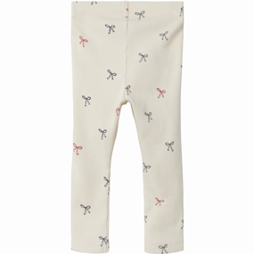 Name It White Swan Labela Slim Leggings Exquisite Prestige