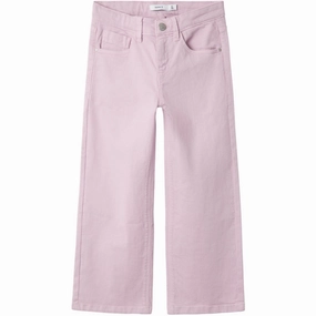 Name It Winsome Orchid Rose Wide Twill Pants Noos Authentic Valuable